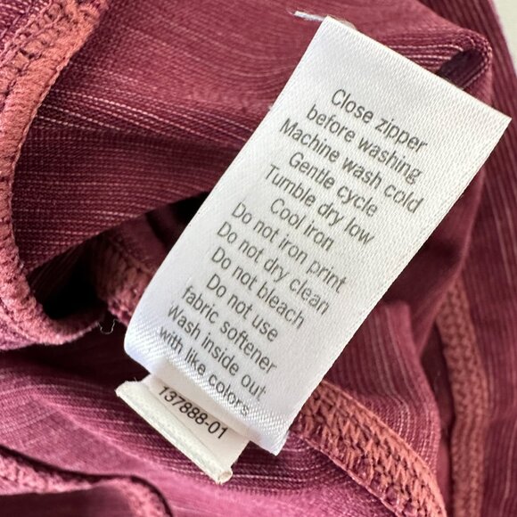 Athleta Striated Hope Jacket Size S Red Running Full zip - Picture 8 of 10